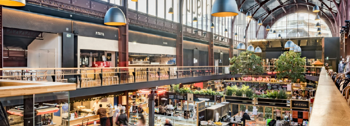 Food & entertainment floor at The Delhi Mall